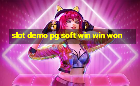 slot demo pg soft win win won