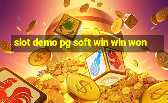 slot demo pg soft win win won