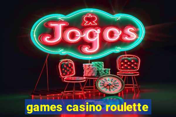 games casino roulette