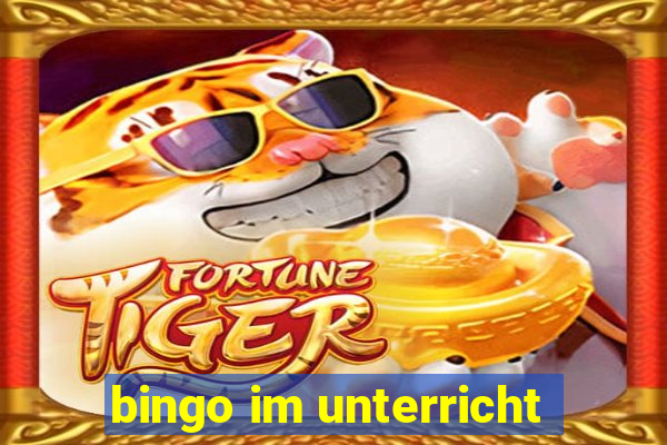 bingo im unterricht