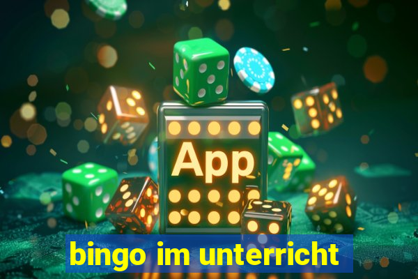 bingo im unterricht