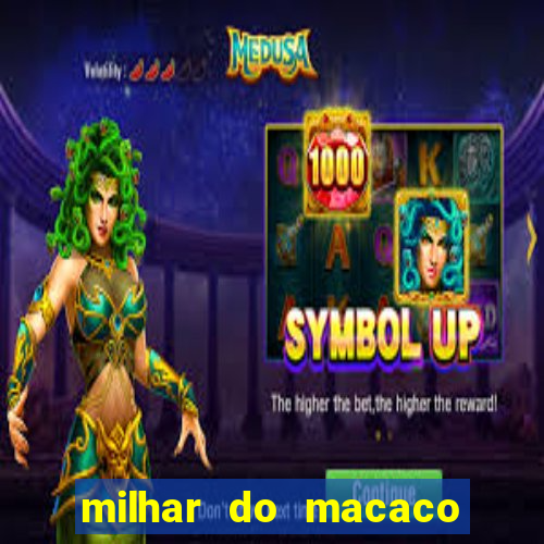 milhar do macaco que mais saem no jogo do bicho