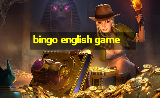 bingo english game