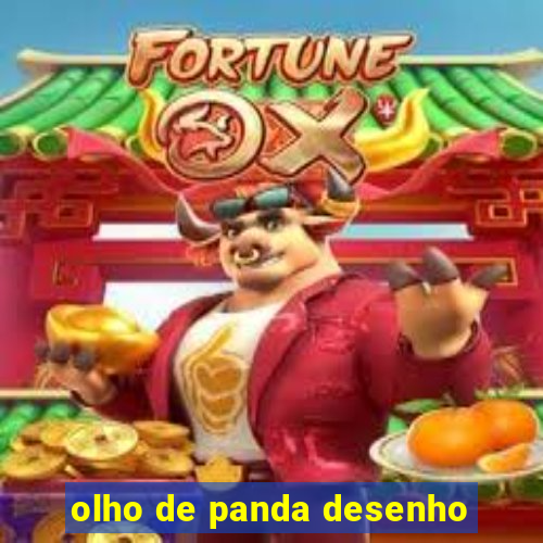 olho de panda desenho