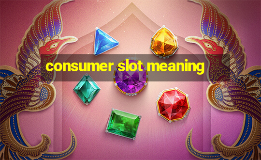 consumer slot meaning