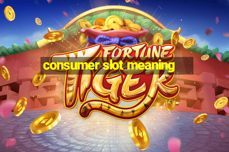 consumer slot meaning