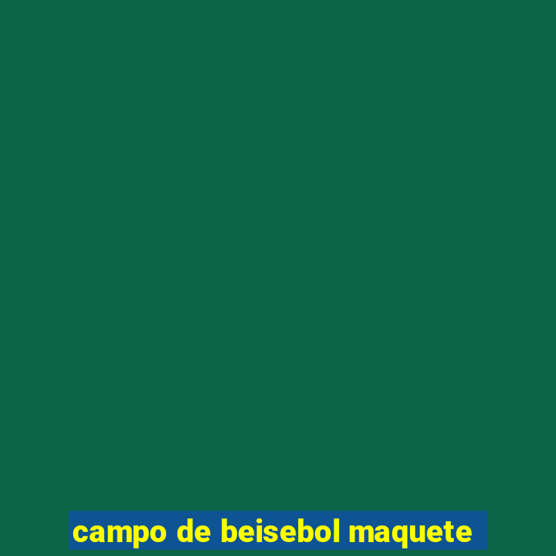 campo de beisebol maquete