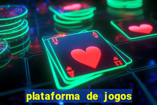 plataforma de jogos nova pagando