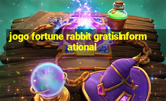 jogo fortune rabbit gratisInformational