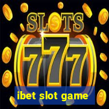 ibet slot game