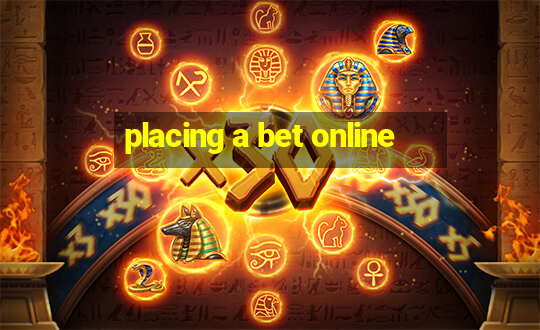 placing a bet online