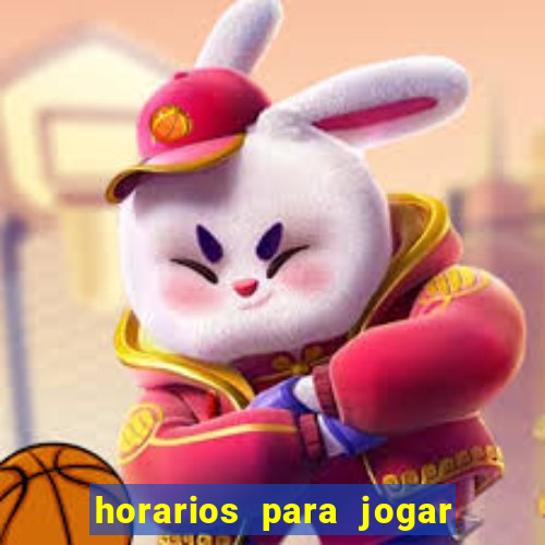 horarios para jogar no fortune rabbit