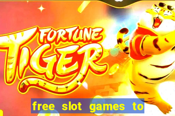 free slot games to win real money