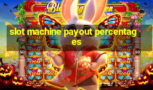 slot machine payout percentages