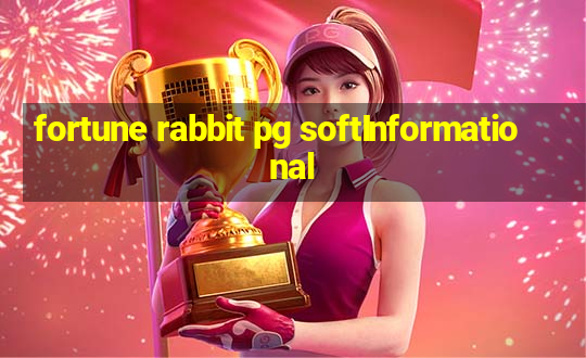 fortune rabbit pg softInformational