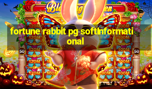 fortune rabbit pg softInformational