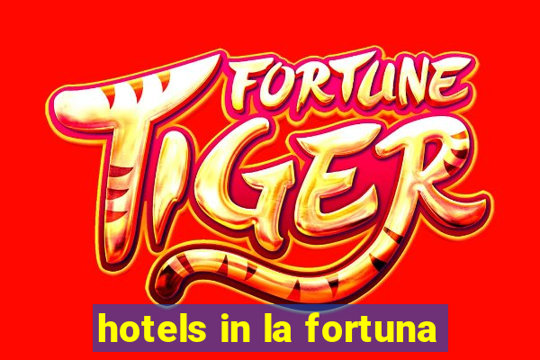 hotels in la fortuna