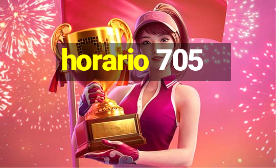 horario 705