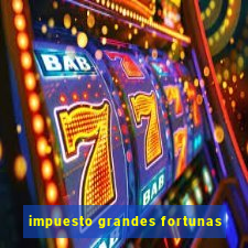 impuesto grandes fortunas