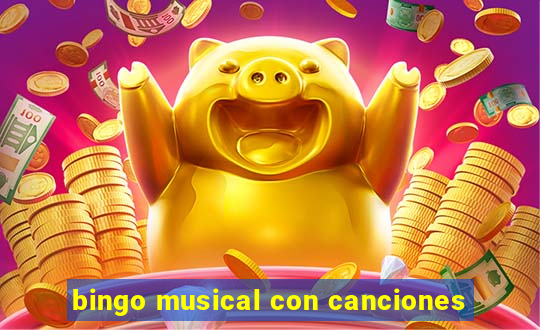 bingo musical con canciones