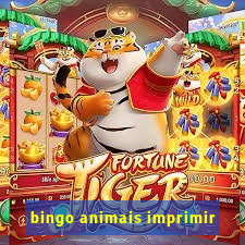 bingo animais imprimir