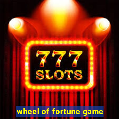 wheel of fortune game