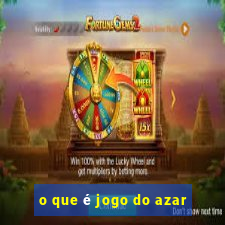 o que é jogo do azar