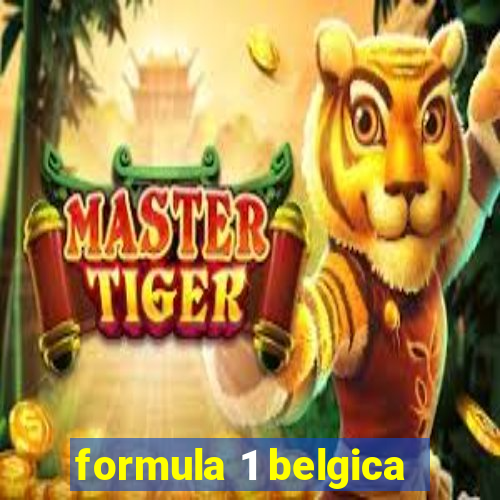 formula 1 belgica