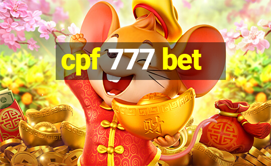 cpf 777 bet