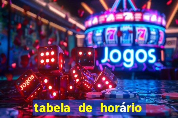 tabela de horário do fortune tiger