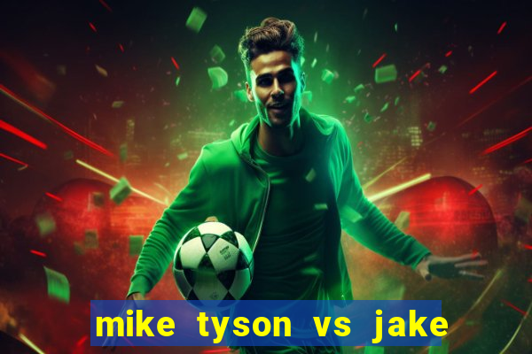 mike tyson vs jake paul onde assistir