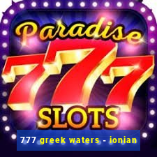 777 greek waters - ionian