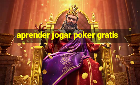 aprender jogar poker gratis