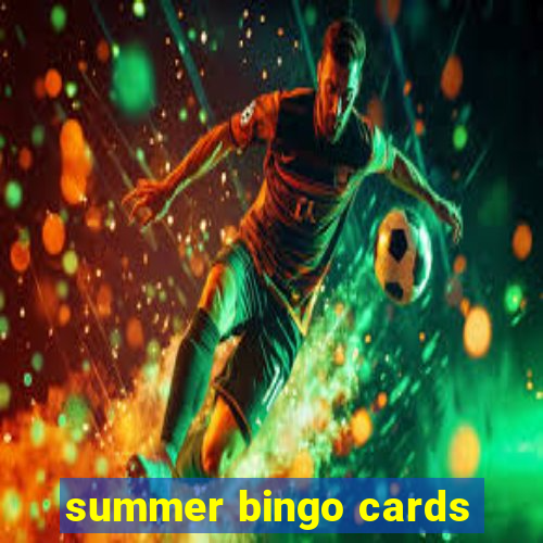 summer bingo cards