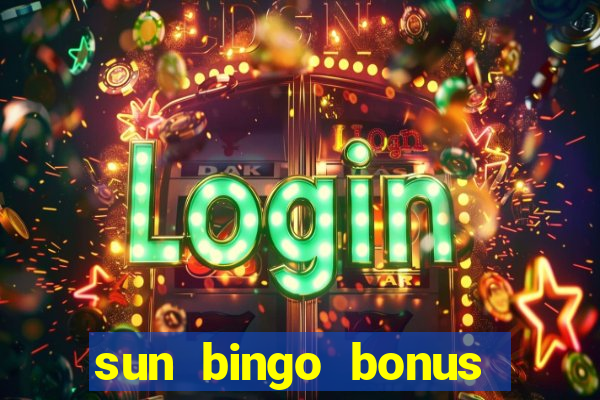 sun bingo bonus terms and conditions