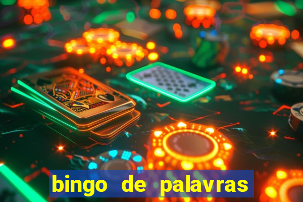 bingo de palavras para 3 ano