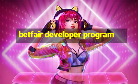 betfair developer program