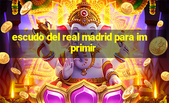 escudo del real madrid para imprimir