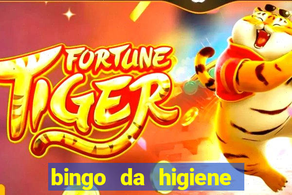 bingo da higiene pessoal para imprimir