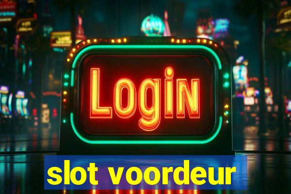 slot voordeur