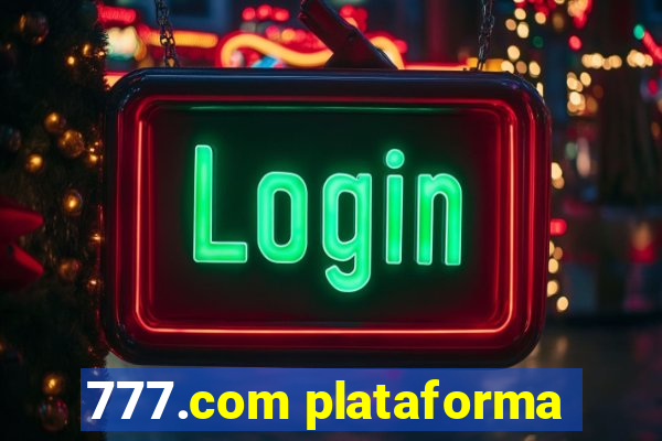 777.com plataforma