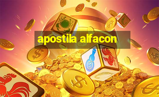 apostila alfacon