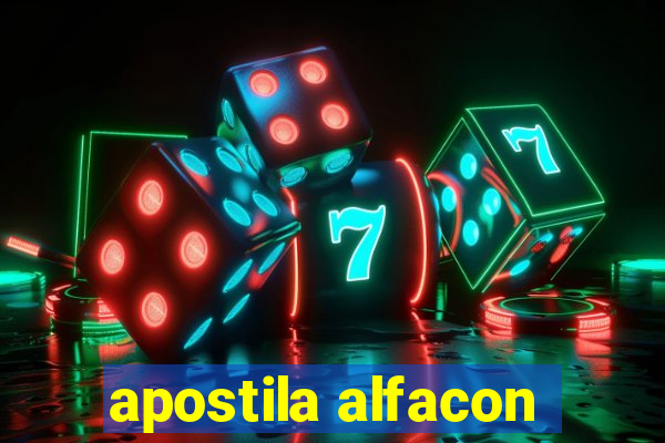 apostila alfacon