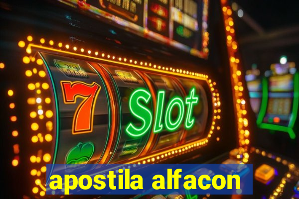 apostila alfacon