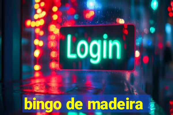 bingo de madeira