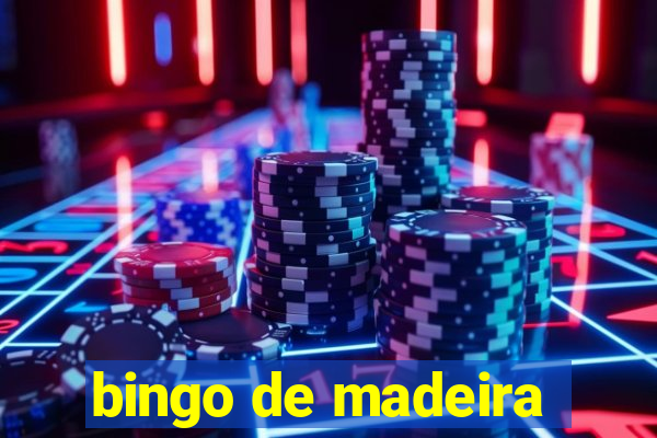 bingo de madeira