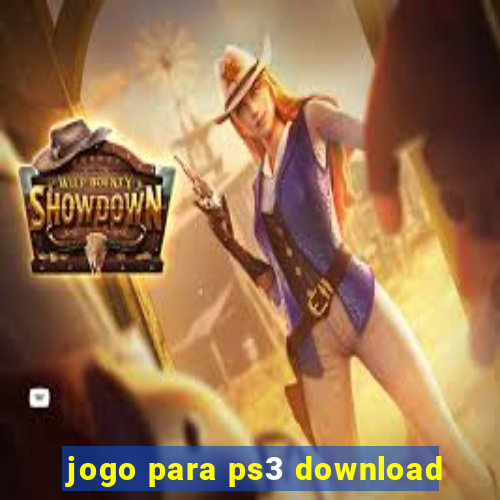 jogo para ps3 download