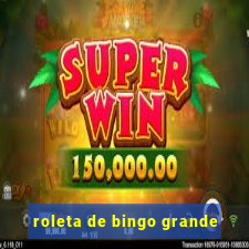 roleta de bingo grande