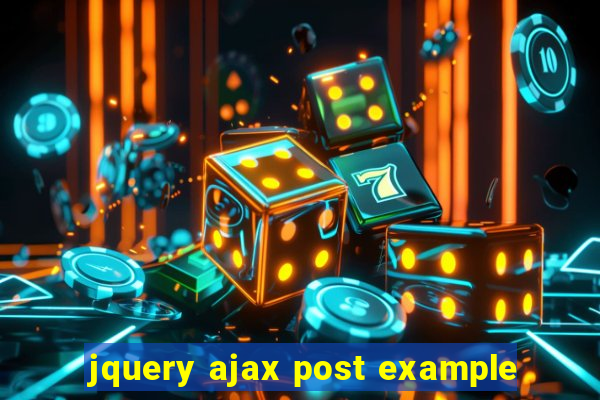 jquery ajax post example