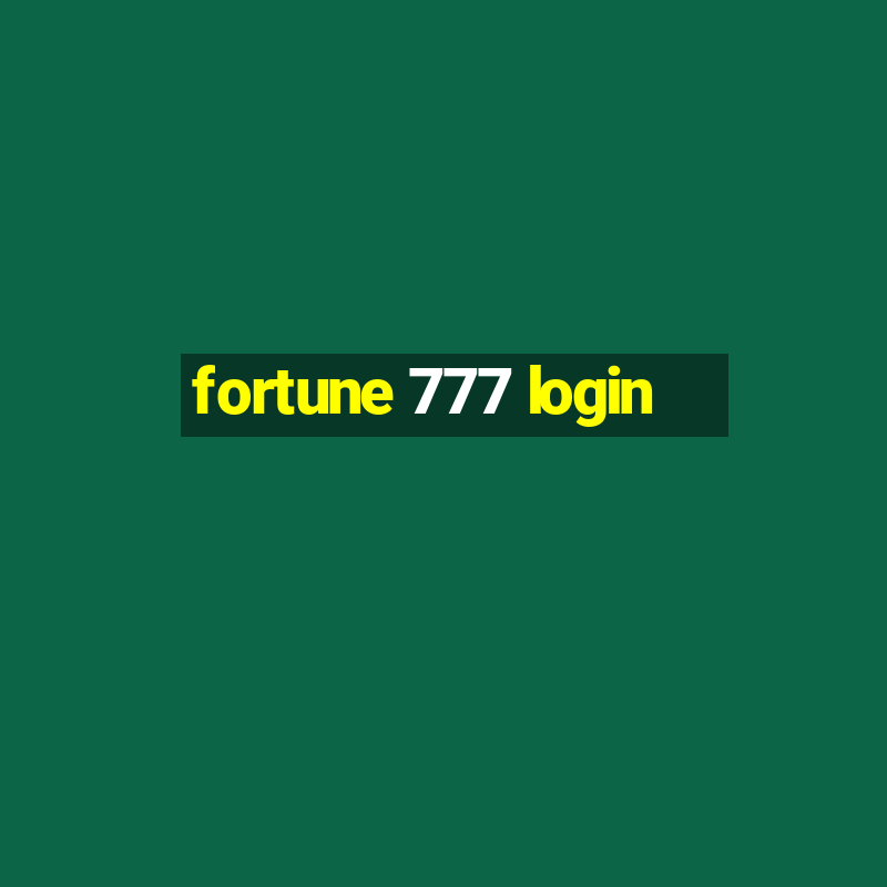 fortune 777 login